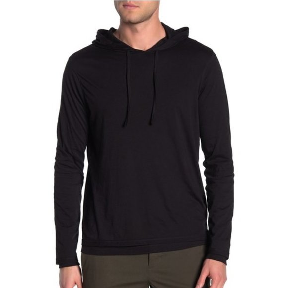 vince double layer hoodie
